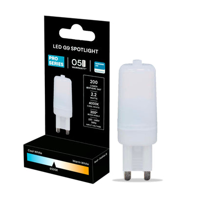 LED Spotlight Samsung Chip G9 2.2W Plastic 4000K