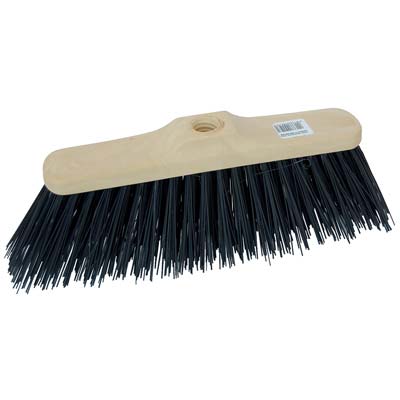 SCOPA INDUSTRIALE FORTE - DORSO PLT SETOLA MORBIDA CM 33 FILETTO ITALIA