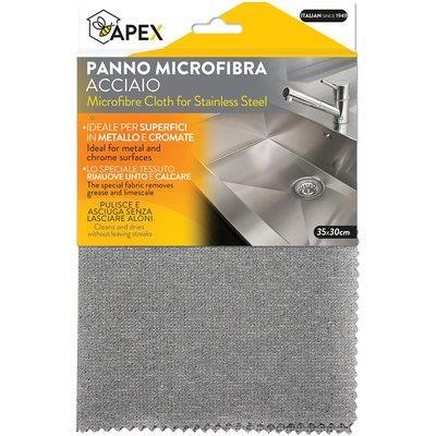PANNO MICROFIBRA ACCIAIO APEX - CM 35X30