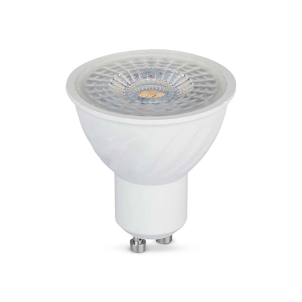 Faretto LED GU10 6W 110° Copertura Trasparente 3000K Dimmerabile
