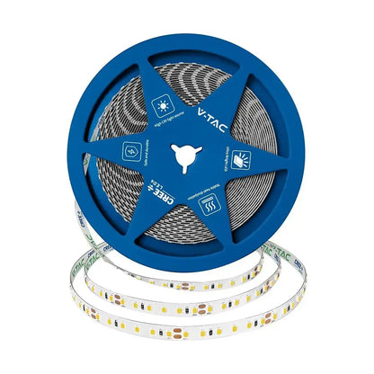120 10W LED STRIP LIGHT WITH CREE CHIP 6500K IP20 24V 8MM DOUBLE PCB