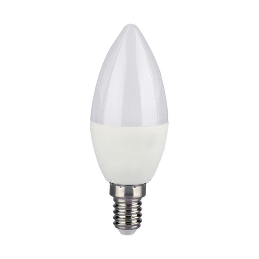 4.8W Candle Bulb Compatible with Amazon Alexa And Google Home RGB+Ww Cw E14