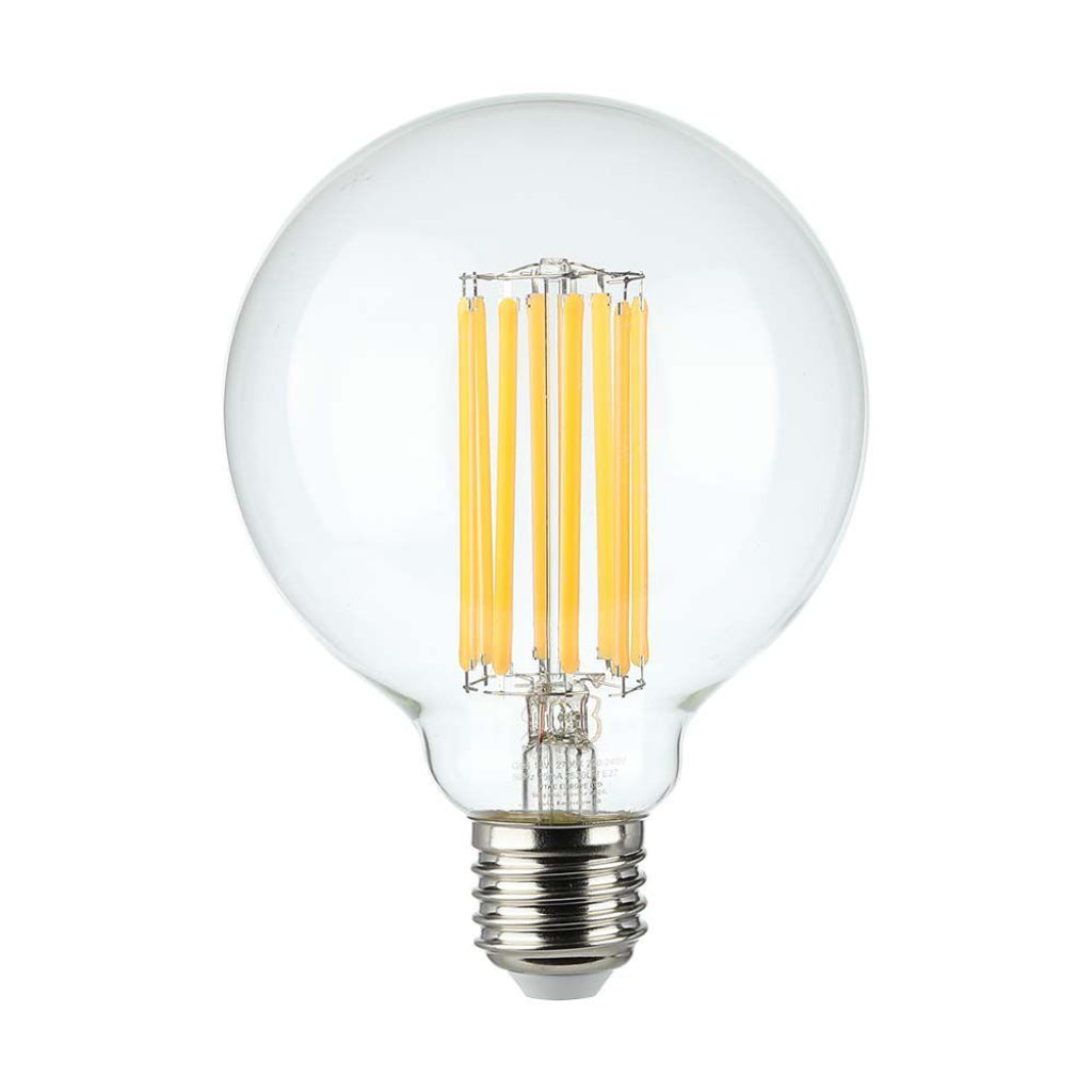 18W G95 LED Filament Bulb 3000K E27 135 lm/W