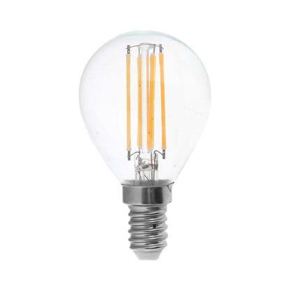 LED Bulb - 6W Filamen E14 P45 Clear Cover 6500K