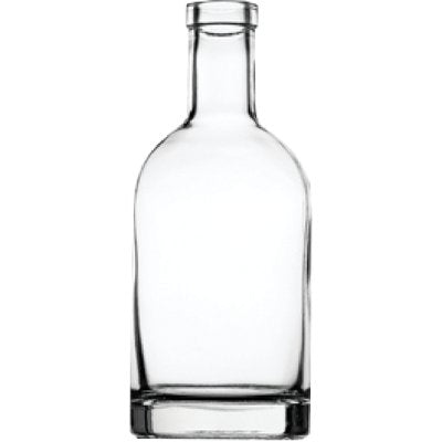 BOTTIGLIA DISTILLATI OBLO - VETRO TRASP LT 0,20