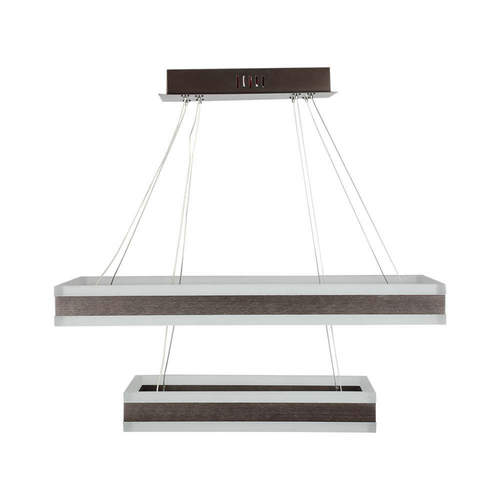 113W Soft Light Chandelier Dimmable Coffee 3000K