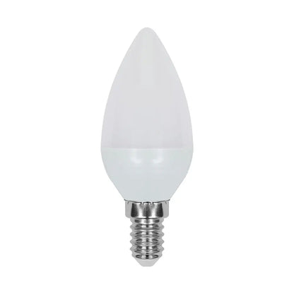 3.7W LED PLASTIC CANDLE BULB WITH CREE CHIP 6500K E14 6YRS WARRANTY
