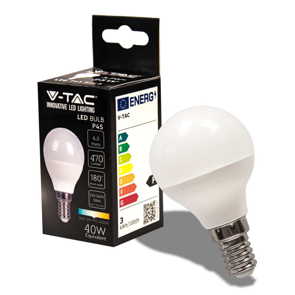 LED Bulb 4.5W E14 P45 4000K