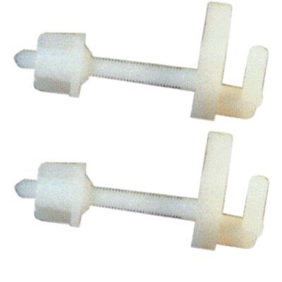 CERNIERE SEDILE WC NYLON - BIANCO CF=PZ 2