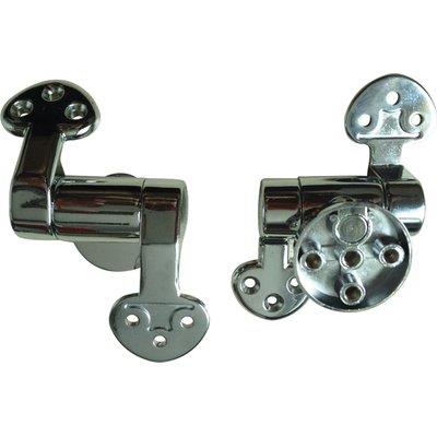 CERNIERE SEDILE WC SLOW CLOSE DOMUS - ZAMA CROMATA CF=PZ 2
