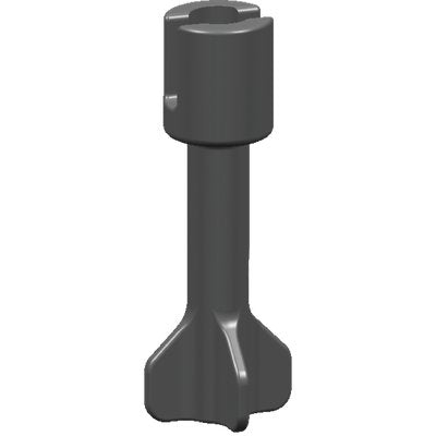 CHIAVE CERNIERA SEDILE WC UNIVERSALE - NERO PLT