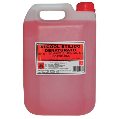 ALCOOL ETILICO DENATURATO 99,9° - LT 5