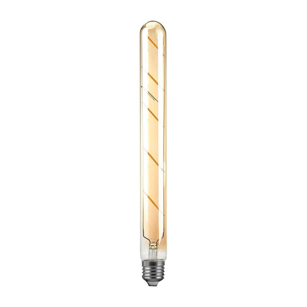 5W T30 LED Filament Bulb Amber Glass 2200K E27