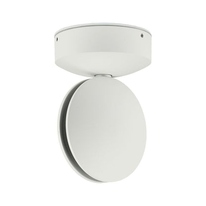 6W LED Wall Light White Body 3000K IP65