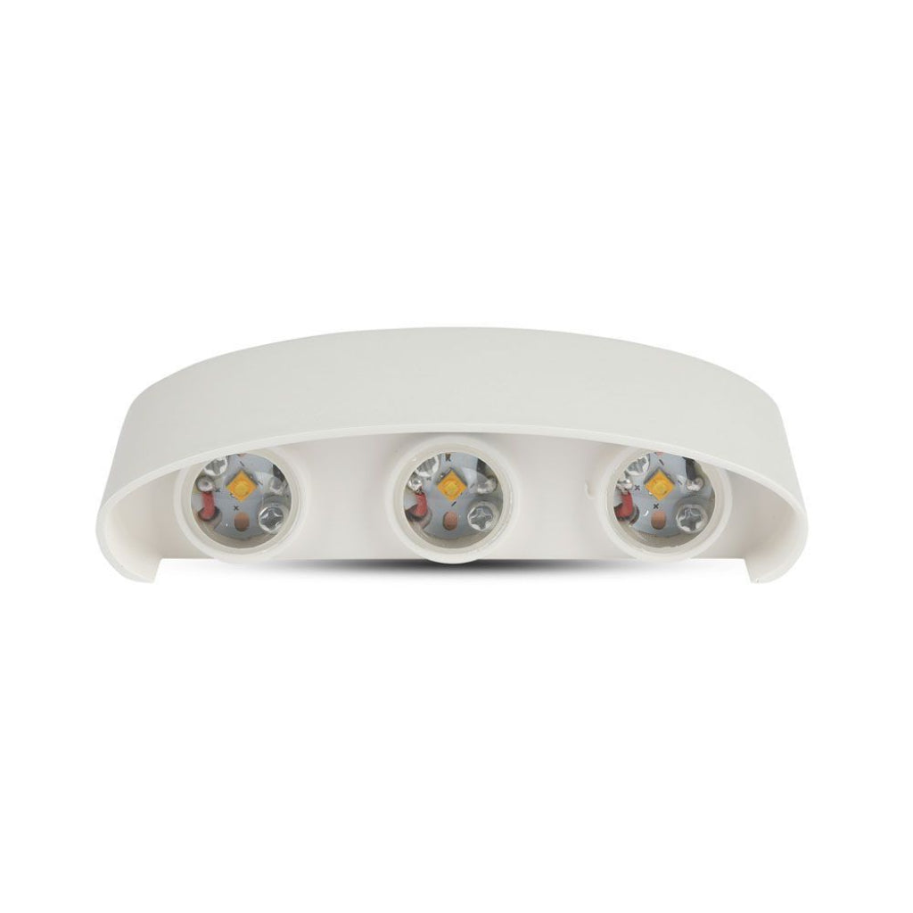 5W LED Wall Light Sand White IP54 3000K