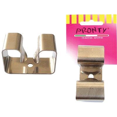 GANCIO PORTASCOPE PRONTY - INOX 1 POSTO