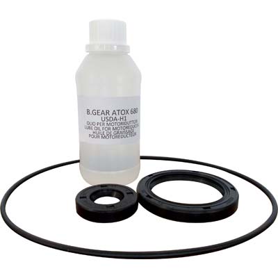 KIT RICAMBIO MOTORIDUTTORE 1002 REBER - OLIO + PARAOLIO INT/EST + GUARNIZIONE