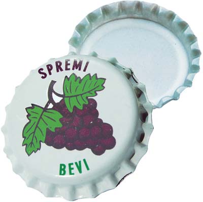 TAPPO CORONA SMALTATO VINO - MM 26 CF=80XPZ 100