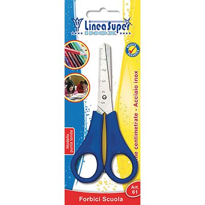 FORBICE SCUOLA SUPER DE LUCA - ACCIAIO INOX CM 12,5-5"