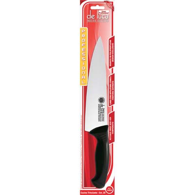 COLTELLO CUCINA PROFESSIONAL DE LUCA - MANICO PLT/INOX CM 20
