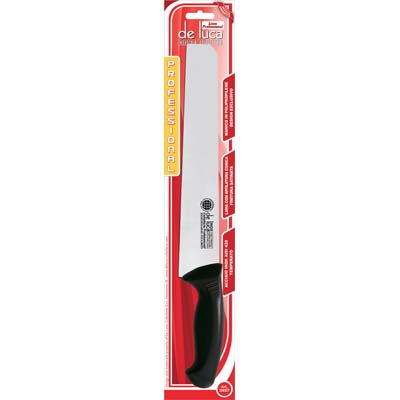 COLTELLO SALUMI PROFESSIONAL DE LUCA - MANICO PLT/INOX CM 26