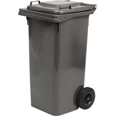 BIDONE IMMONDIZIA GREEN 240 + RUOTE ICS - GRIGIO LT 240 CM 72X58 H.CM 106