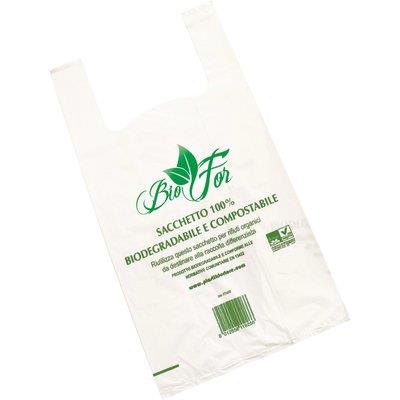 SACCO SPESA BIO SHOPPER - + SOFFIETTO CM 30+20X60 CF=PZ 500