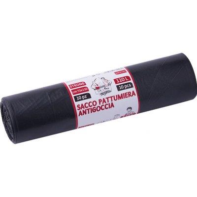 SACCO IMMONDIZIA INDUSTRIALE NERO ELEPACKING - CM 72X110 MY 50 CF=PZ 10