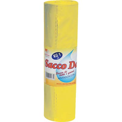 SACCO IMMONDIZIA CONDOMINIO - CM 90X120 GIALLO CF=PZ 8