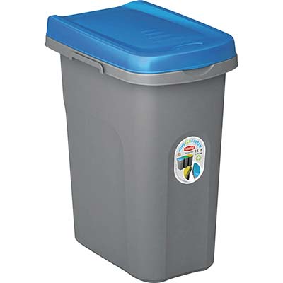 PATTUMIERA IMMONDIZIA ECO SYSTEM STEFANPLAST - BLU LT 15 CM 33X22 H.CM 41
