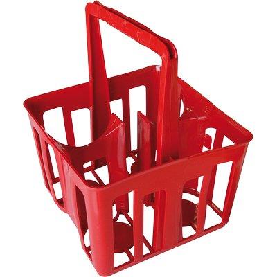 CESTELLO PORTA BOTTIGLIONI STEFANPLAST - PLT POSTI 4 LT 2 CM 25X25 H.CM 32,5