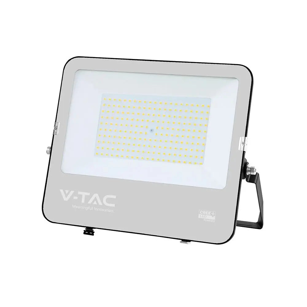 150W LED Floodlight CREE CHIP Black Body Grey Glass 4000K 135LM/W