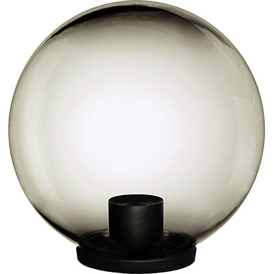LAMPIONE GLOBO FUME - CM 20 VOLT 230 MAX WATT  40 E27