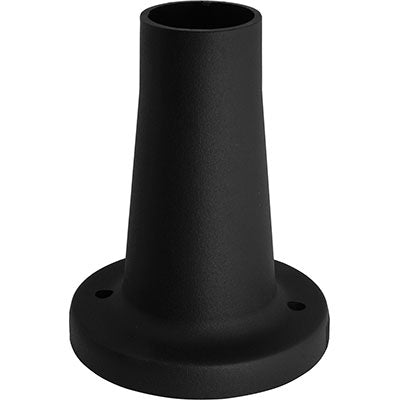 BASE X LAMPIONE GLOBO - ABS NERO H.CM 18