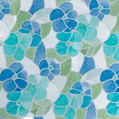 PLASTICA ADESIVA LISBONA 2665 HOME DECO - TRASPARENTE BLU H.CM 45 L.MT 15