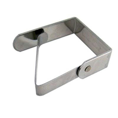 FERMATOVAGLIA A MOLLA - INOX MM 40