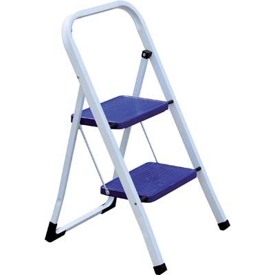 SGABELLO ALADINO DOMUS - ACCIAIO VERNICIATO GRADINI 2 H.MM 450