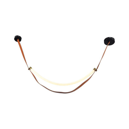 LED Designer Pendant Lampholder Brown + Black Body