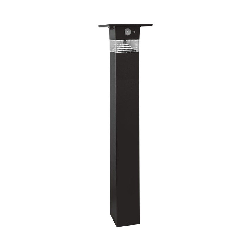 3W LED Solar Bollard Lamp With Pir Sensor & Battery 2200MA LI 3.7V