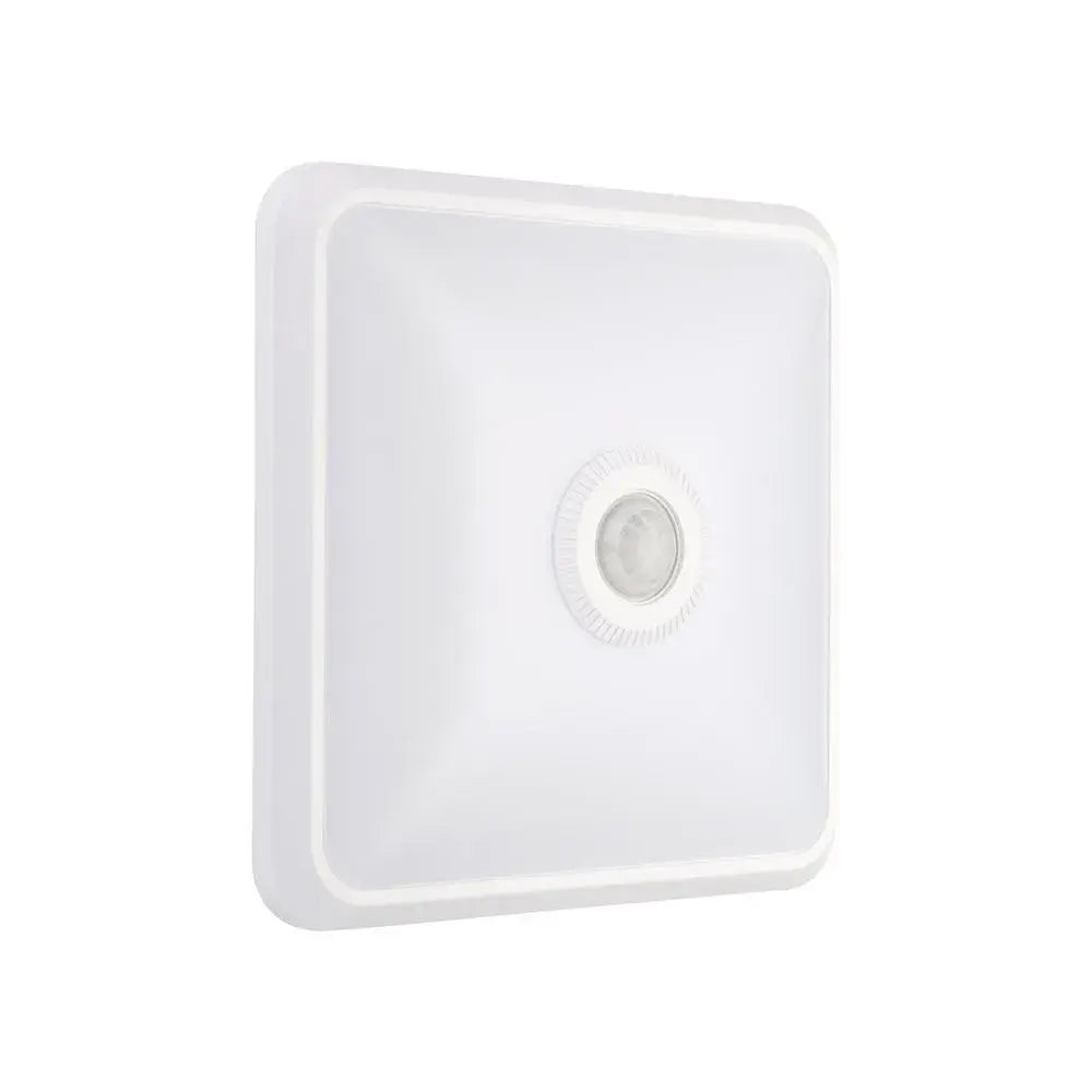 12W LED PIR LIGHT SENSOR LAMP WITH CREE CHIP CCT: 3IN1 SQ WHITE BODY