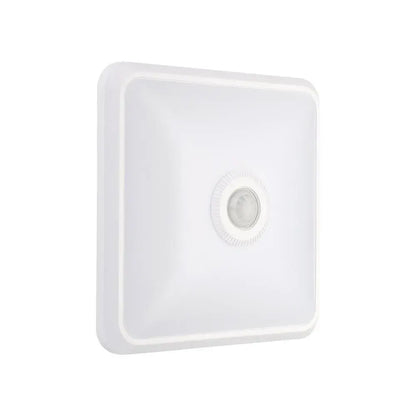 12W LED PIR LIGHT SENSOR LAMP WITH CREE CHIP CCT: 3IN1 SQ WHITE BODY