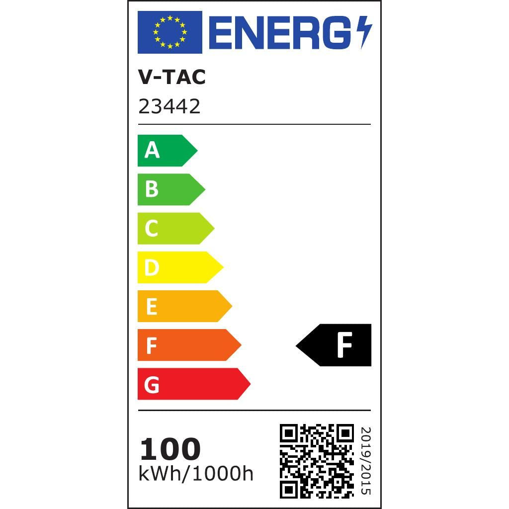 100W LED Floodlight SMD SAMSUNG CHIP 1m Wire White Body Grey Frosted Glass 4000K