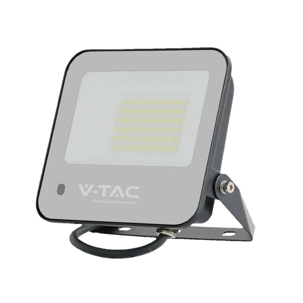 50W Floodlight RGB+White Frosted Glass Black Body With Controler IP65