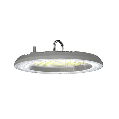 Campana Industriale LED SMD 100W UFO Colore Grigio 90° con Interruttore Levetta CCT 3in1 3000K-6500K IP65