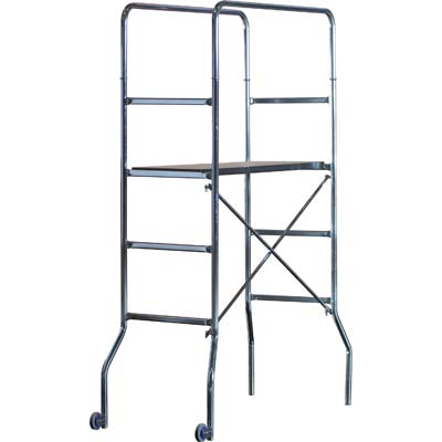 TRABATTELLO TRIO MARCHETTI - ACCIAIO ZINCATO CM 130X60 H.CM 118/188