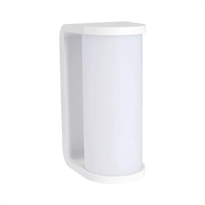 12W LED Wall Light White Body 3in1
