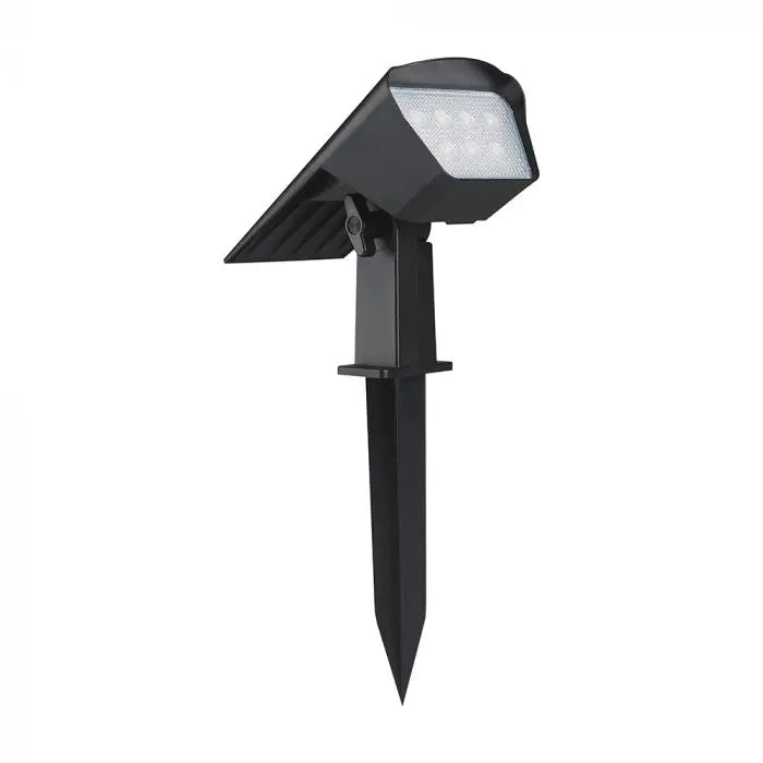 VT-10183 1.3W LED SPIKE SOLAR LED LIGHT CCT ADJUSTABLE BLACK BODY IP65