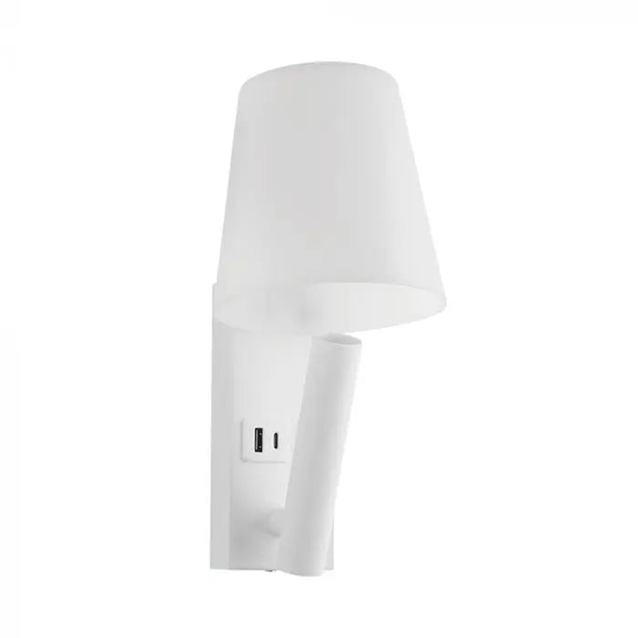 2W LED BEDSIDE LIGHT ALUMINUM+PC+IRON WITH CREE CHIP 3000K WHITE BODY IP20