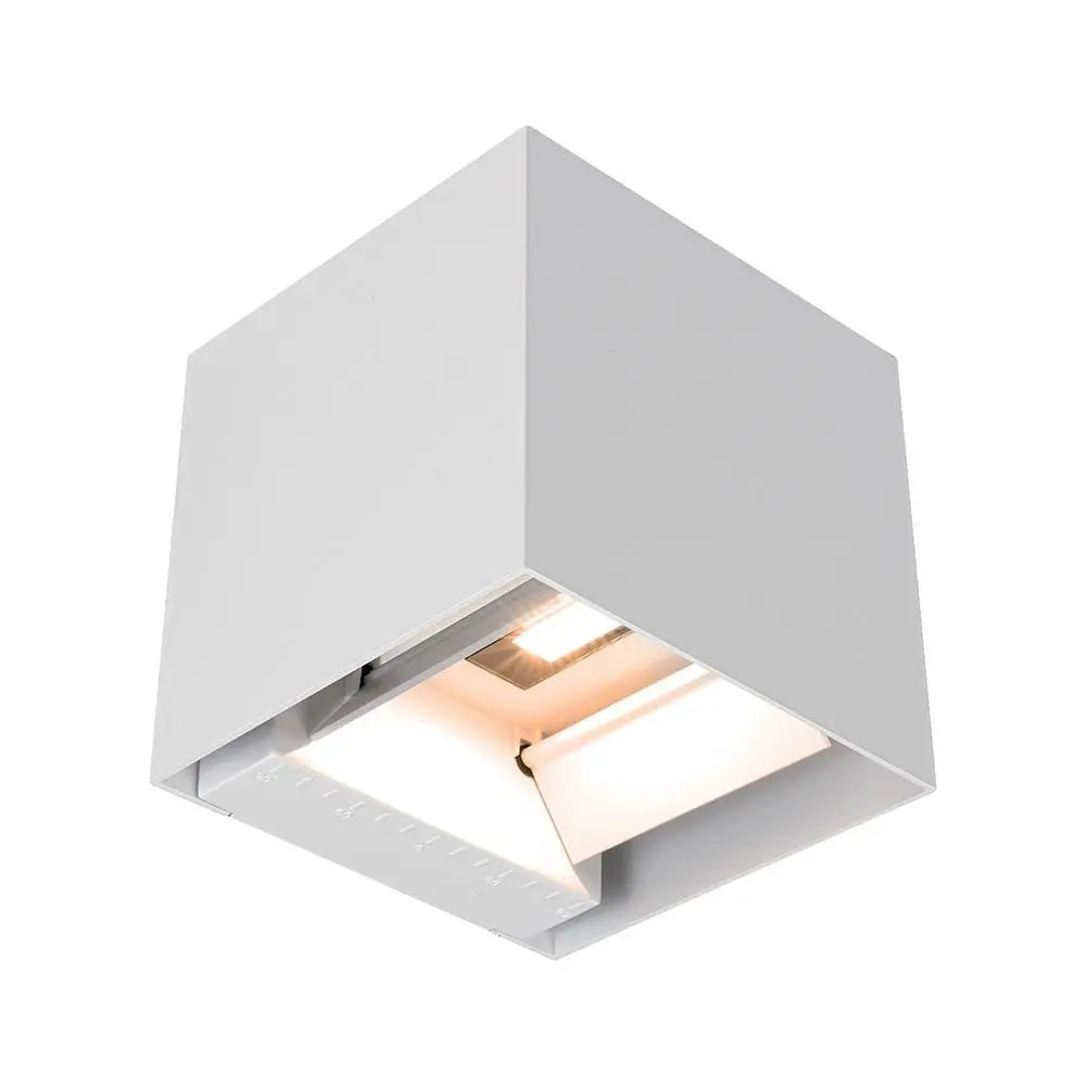 3W LED Solar Wall Light 3in1 White Body IP65 Charging Type C PIR Sensor