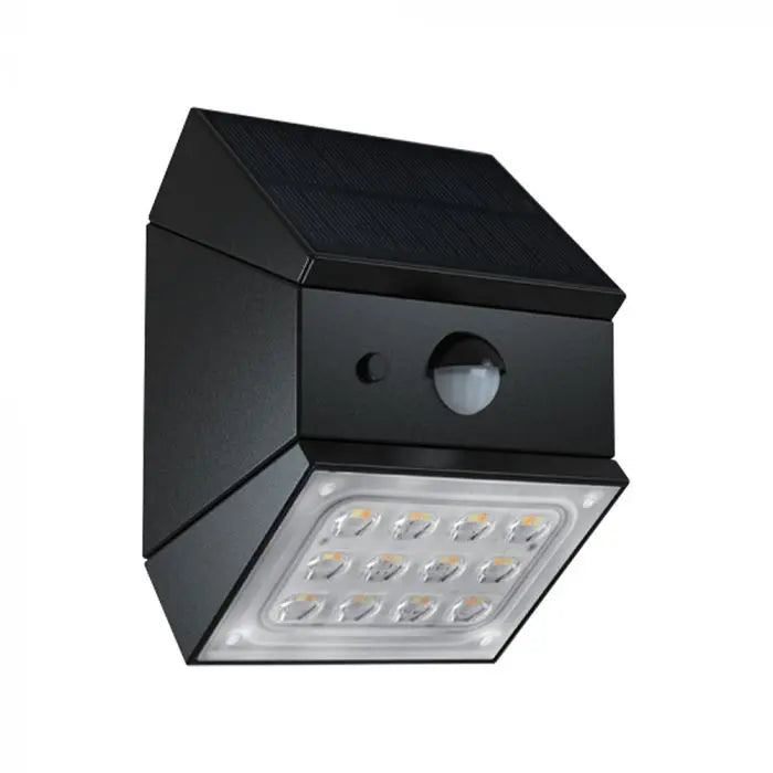2.5W LED SOLAR WALL LIGHT - MAGIC POWER 1200mAh 3.7V CCT:3IN1 BLACK BODY